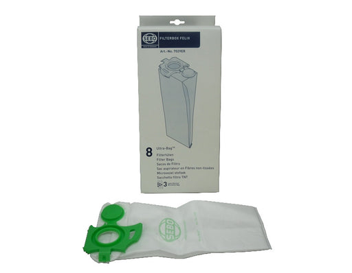 Sebo Felix & Dart Range - Genuine Micro fiber Dustbags suitable for ALL Felix & Dart models Radford Vac Centre - 1